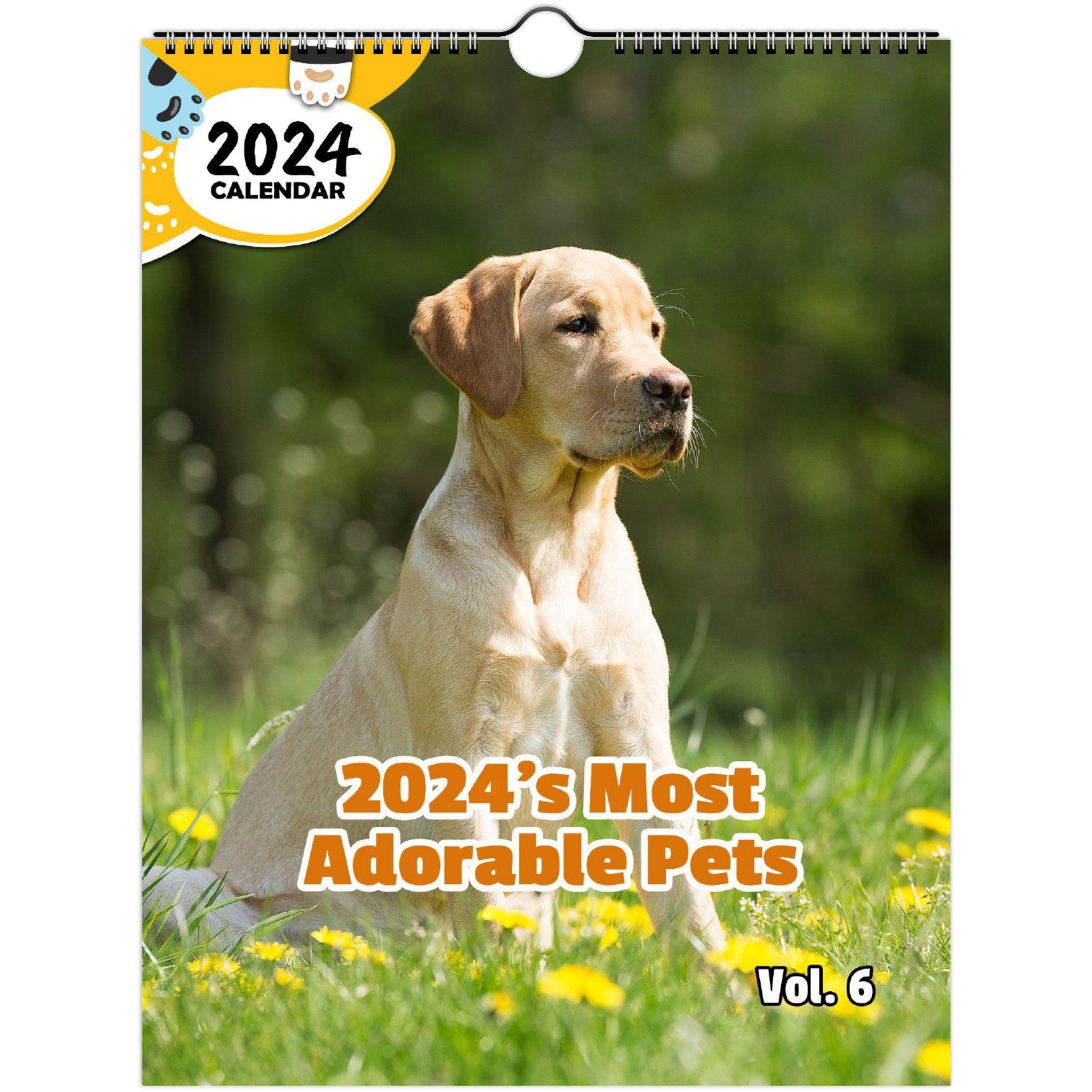 2024's Most Adorable Pets Volume Six: 2024 Wall Calendar (Published)
