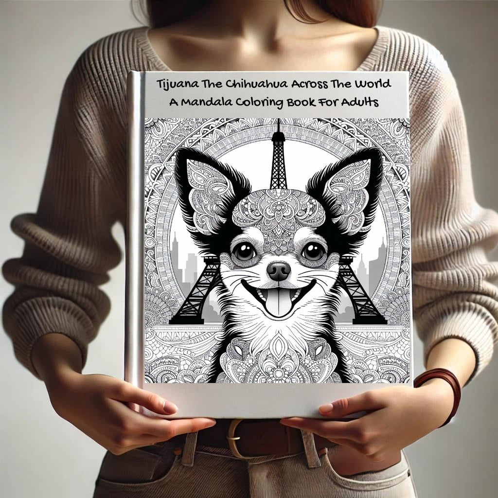 Tijuana The Chihuahua Across The World: A Mandala Coloring Book For Adults