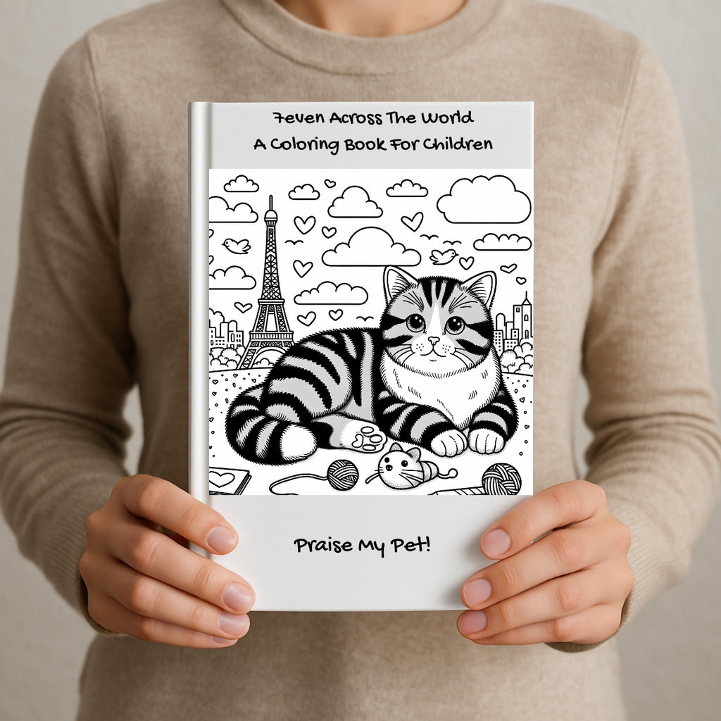 7even Across The World: A Coloring Book For Children