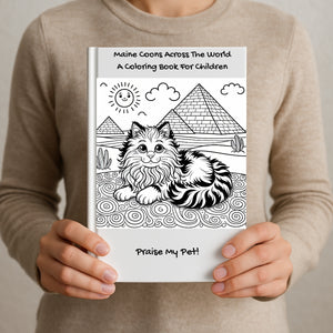 Maine Coons Across The World: A Coloring Book For Children
