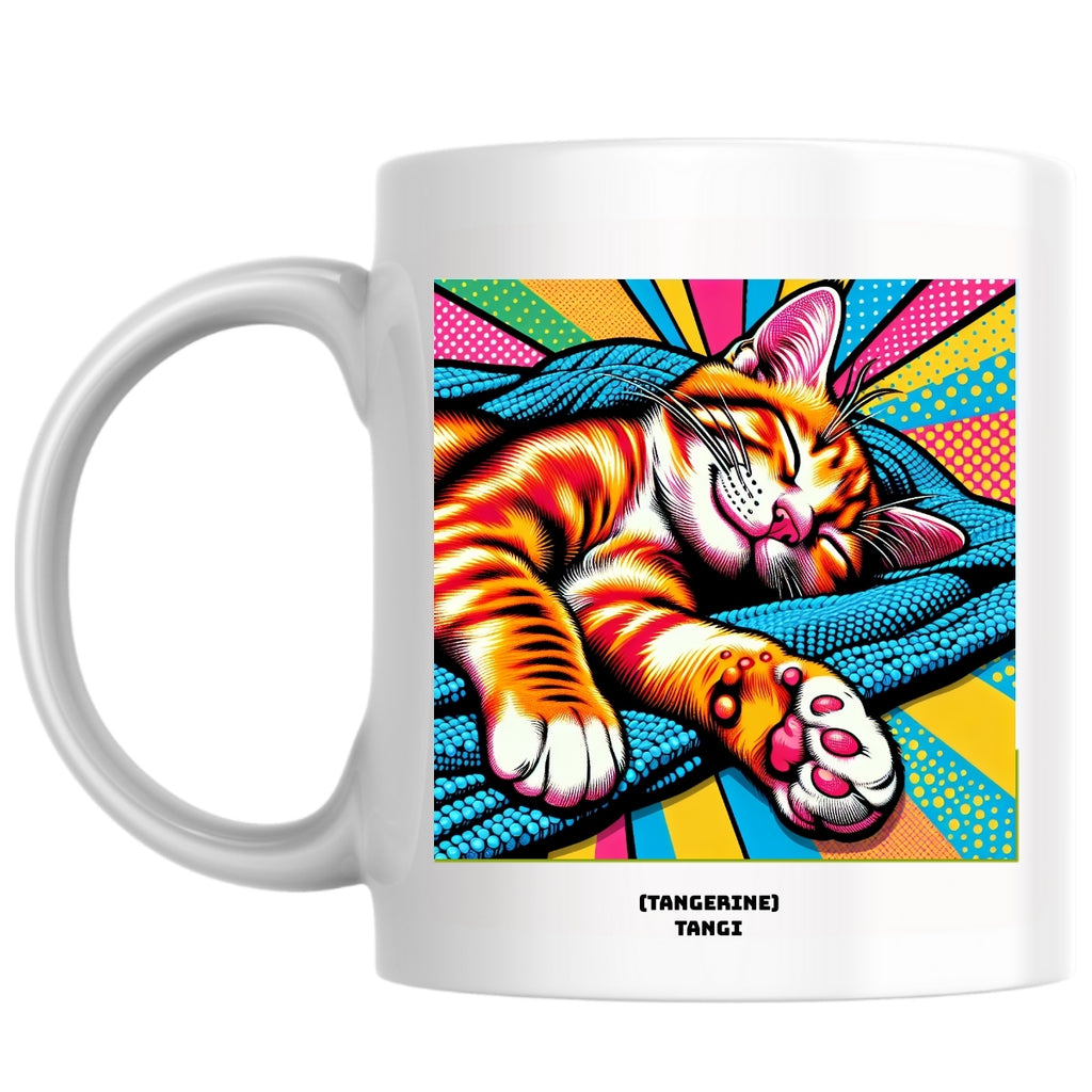 (Tangerine) Tangi the Magnificent: Pop Art Coffee Mug