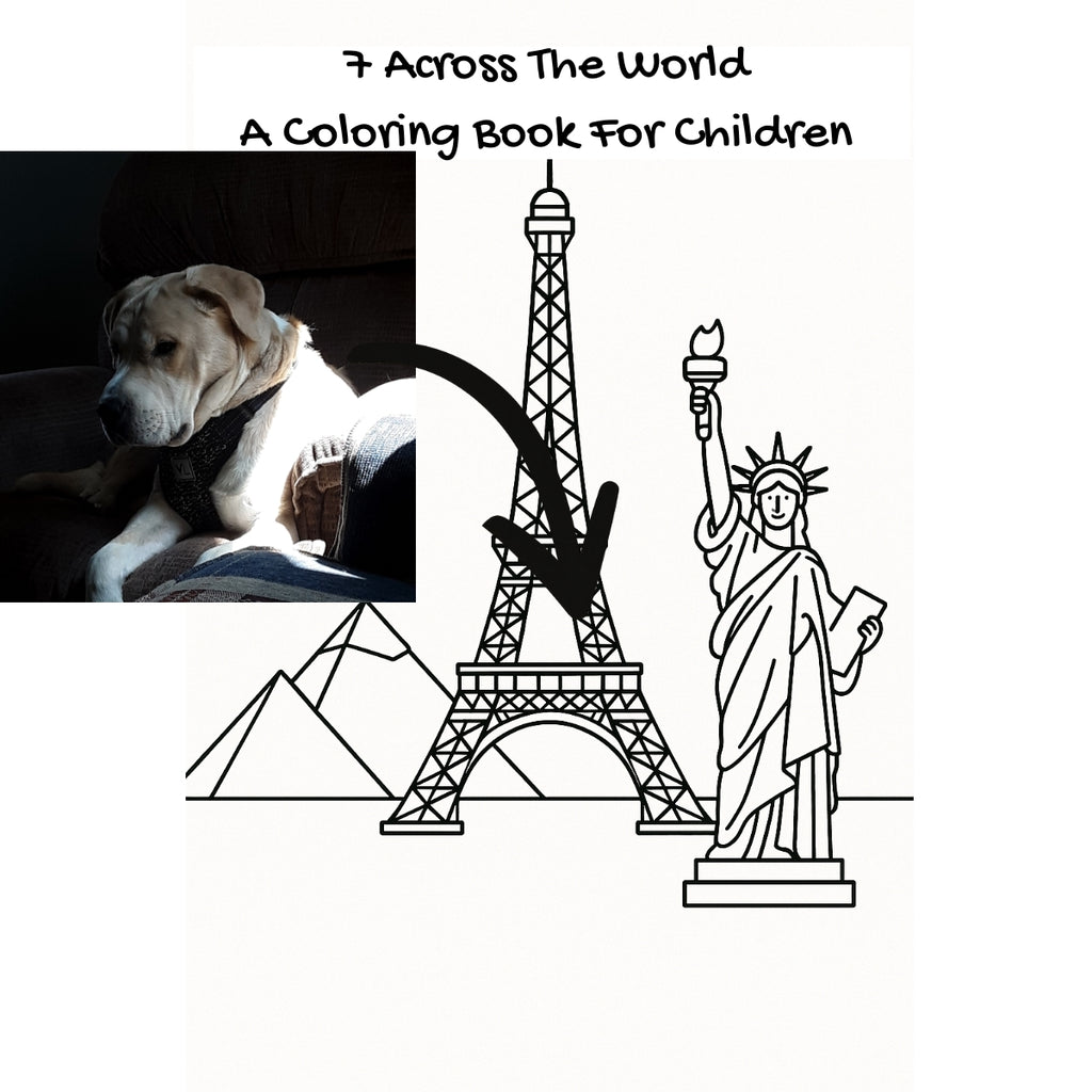 7 Across The World: A Coloring Book For Children