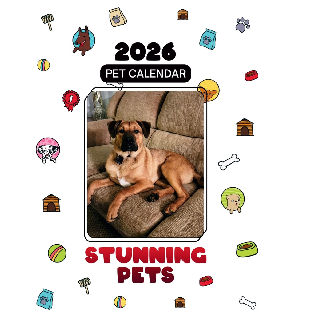 Shepard/ Mastiff Headlines Stunning Pets: A 2026 Pet Calendar