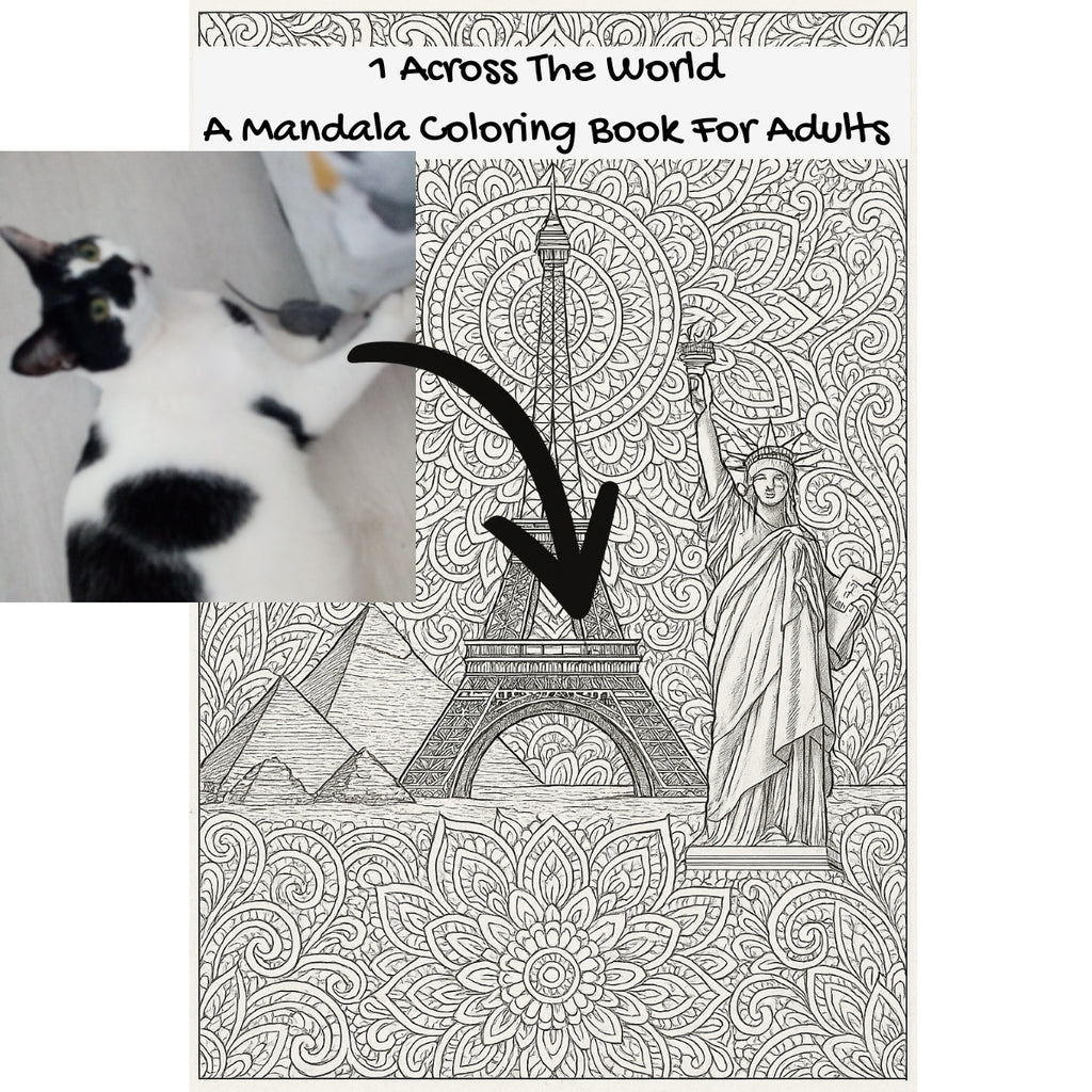 1 Across The World: A Mandala Coloring Book For Adults