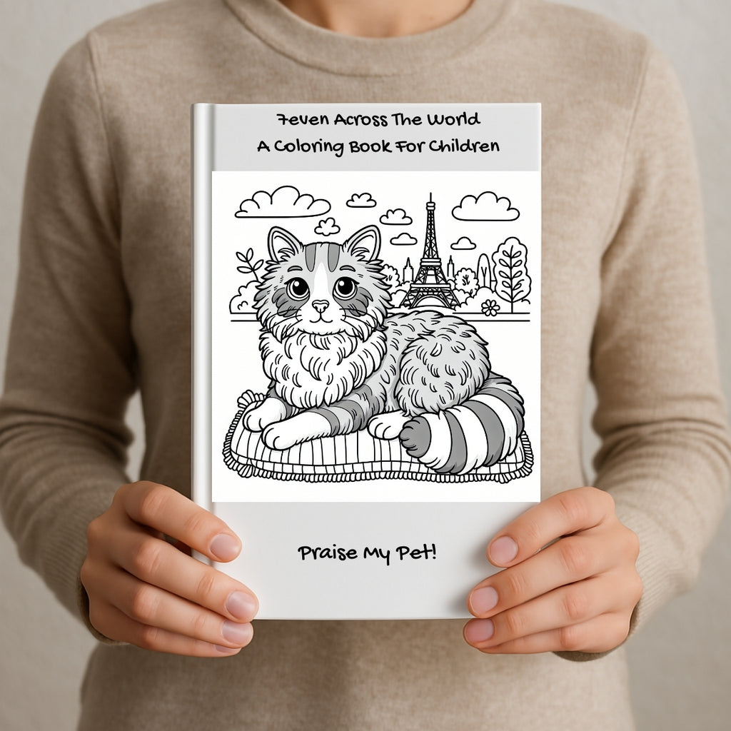 7even Across The World: A Coloring Book For Children