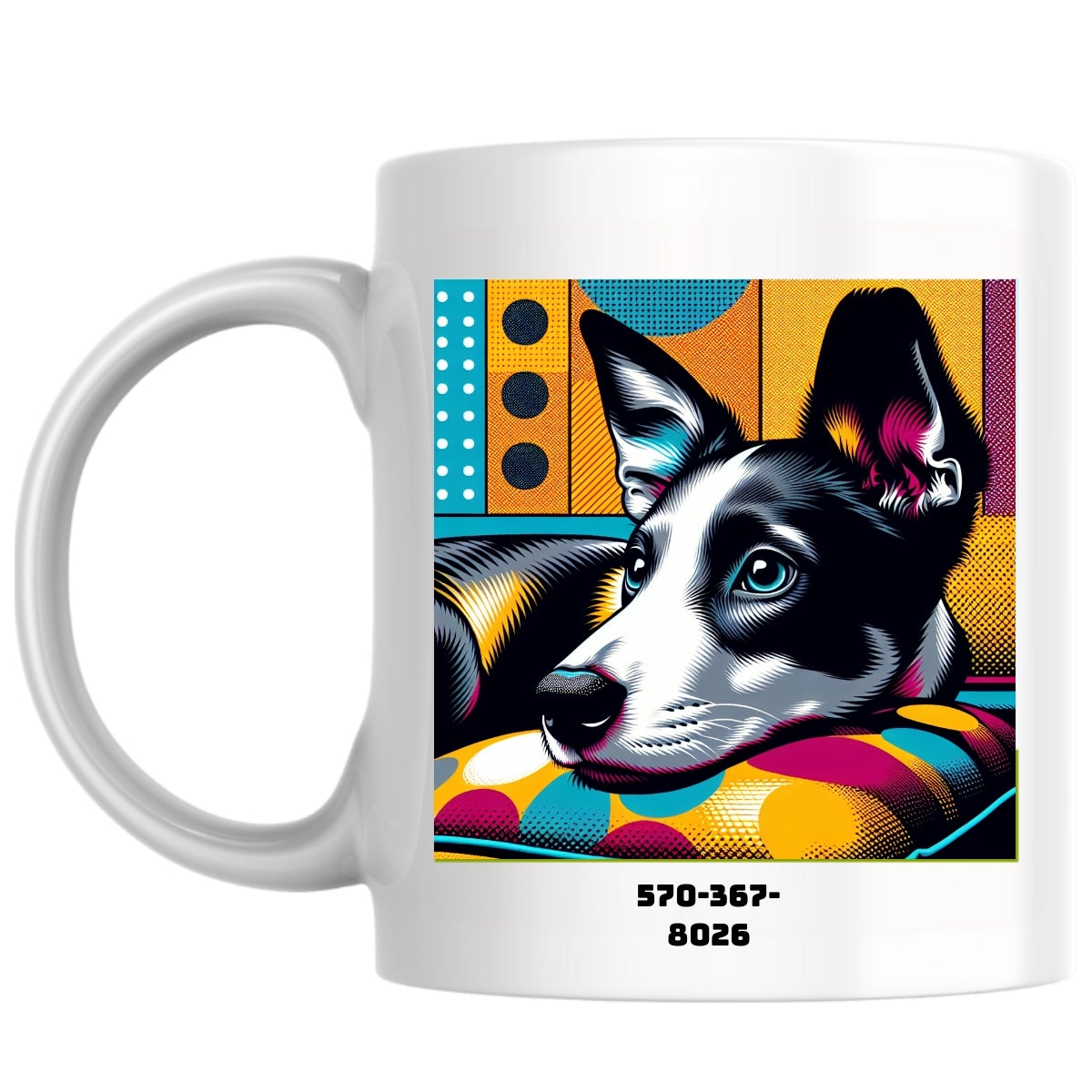 570-367-8026 the Magnificent: Pop Art Coffee Mug
