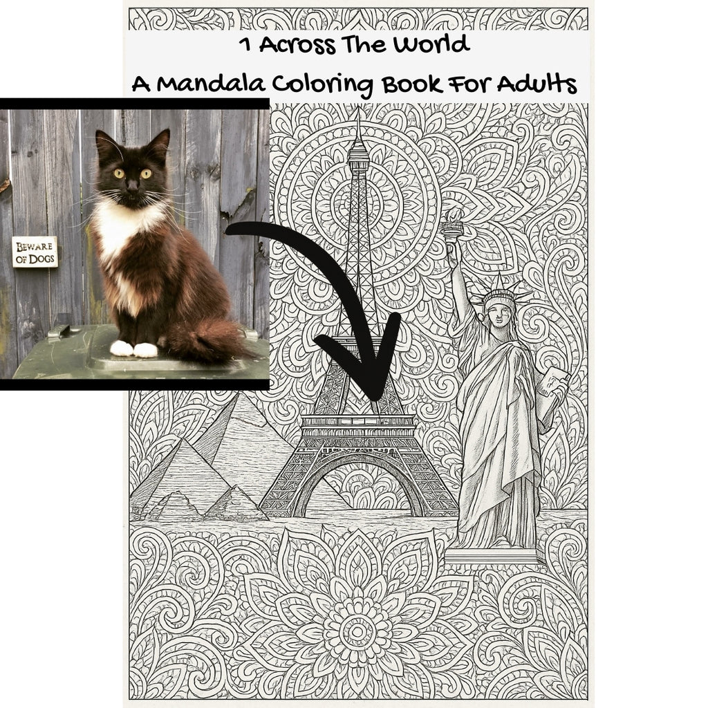 1 Across The World: A Mandala Coloring Book For Adults