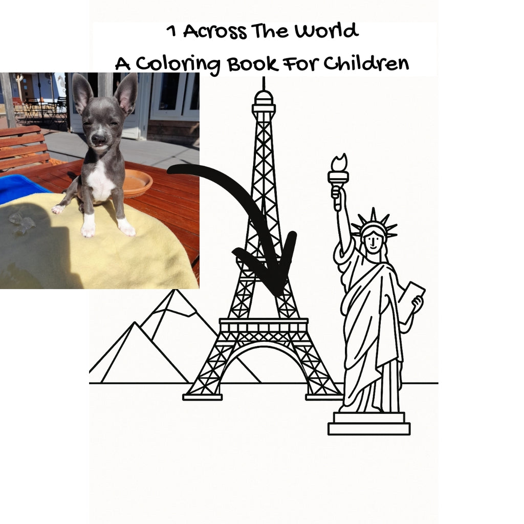 1 Across The World: A Coloring Book For Children