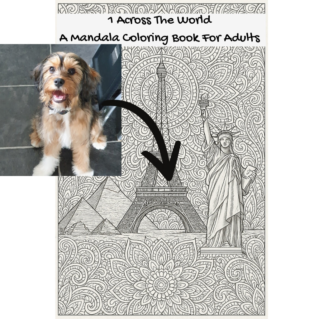 1 Across The World: A Mandala Coloring Book For Adults