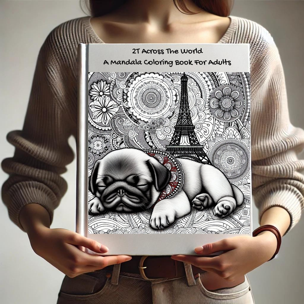2T Across The World: A Mandala Coloring Book For Adults
