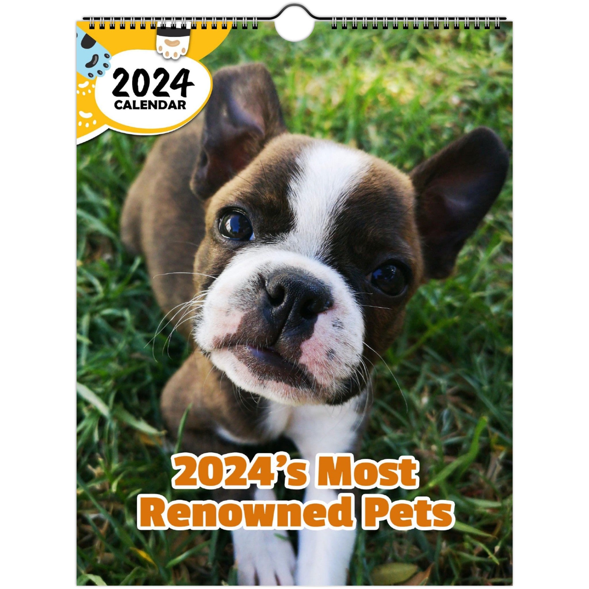 2024's Most Renowned Pets: 2024 Wall Calendar (Published)