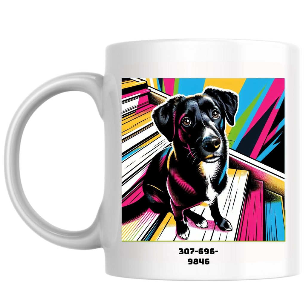 307-696-9846 the Magnificent: Pop Art Coffee Mug