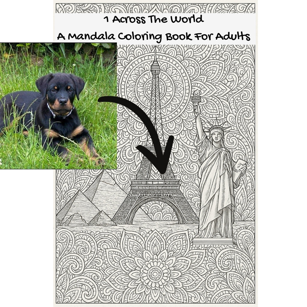 1 Across The World: A Mandala Coloring Book For Adults