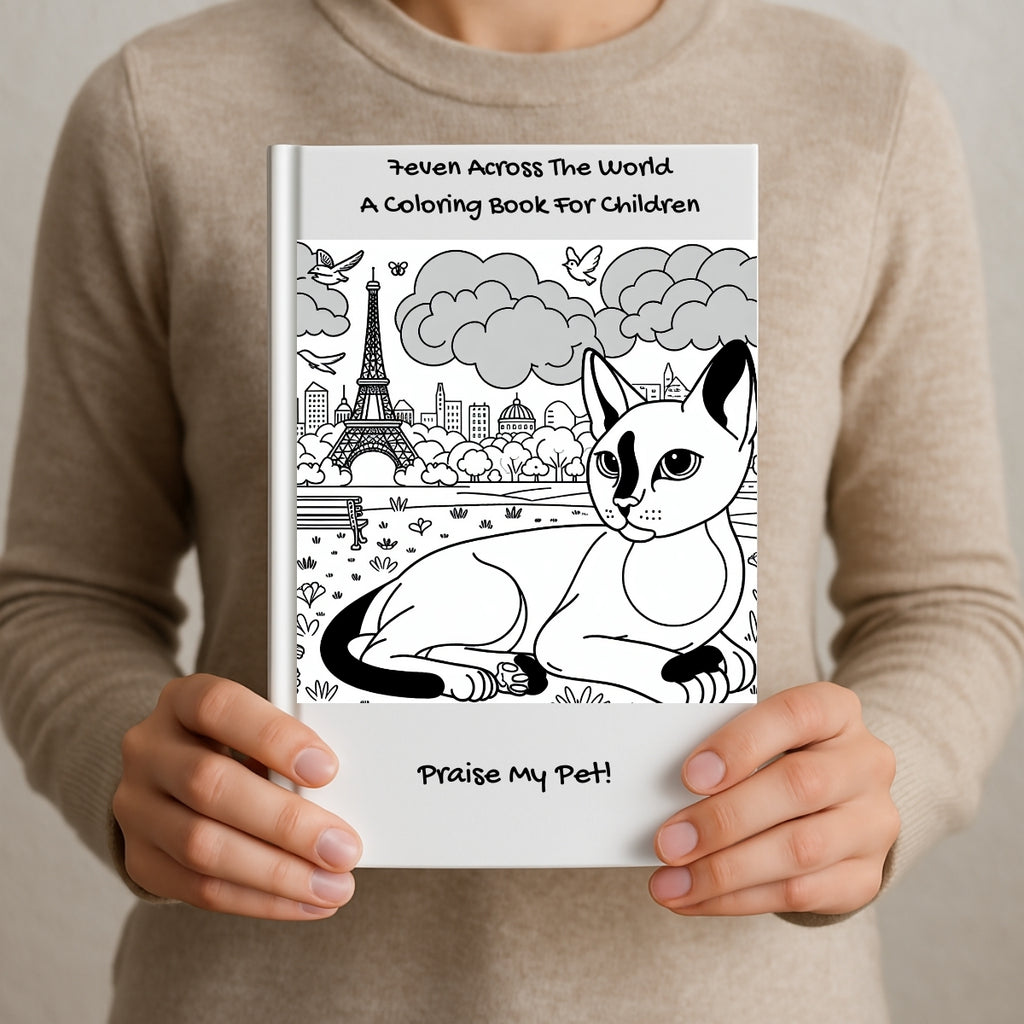 7even Across The World: A Coloring Book For Children