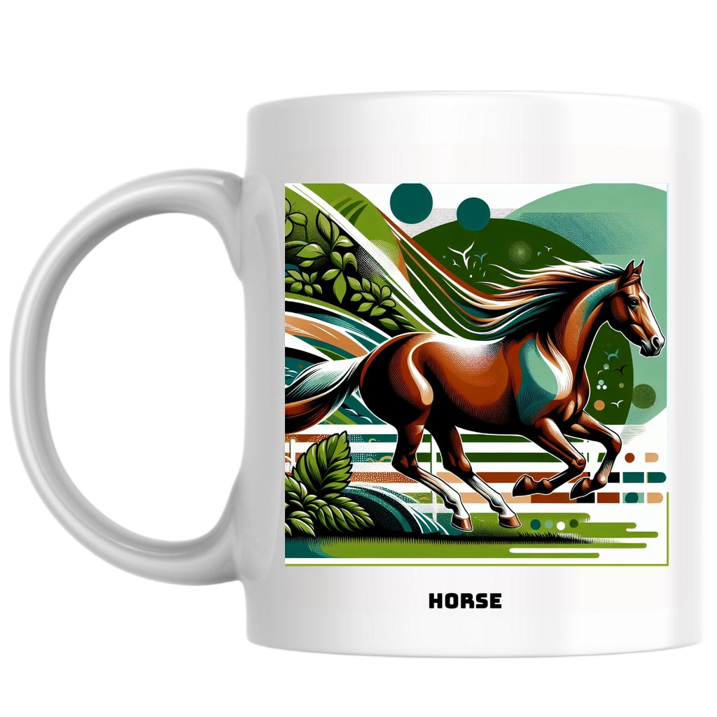 Horse the Magnificent: Pop Art Coffee Mug