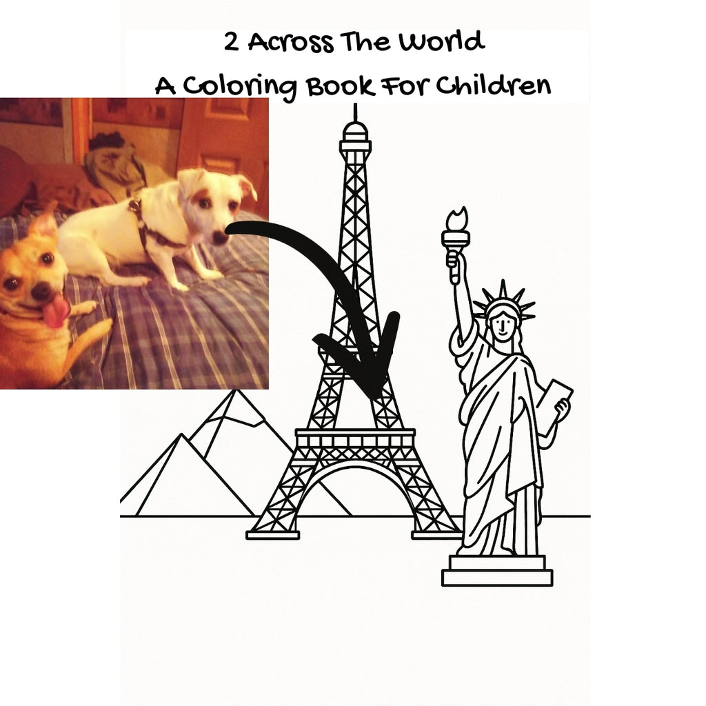 2 Across The World: A Coloring Book For Children