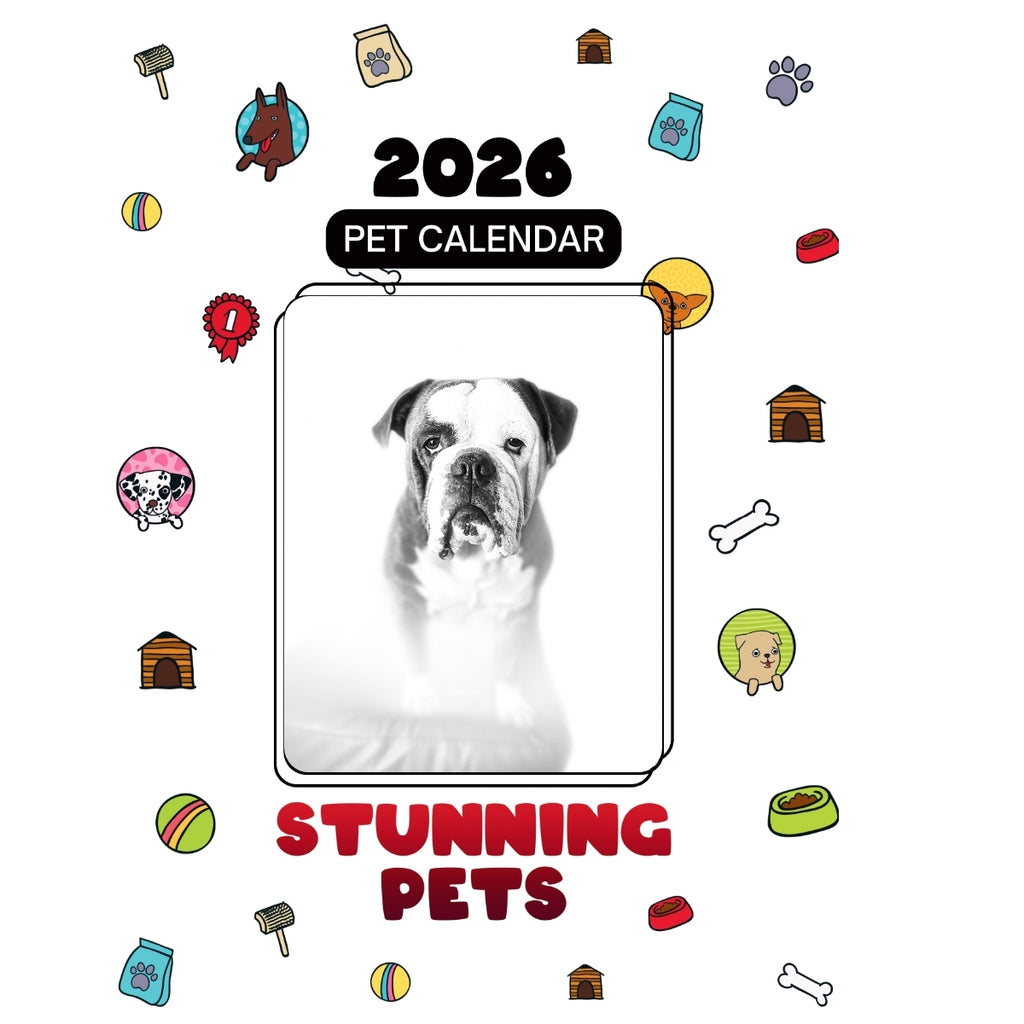 Brutus The Bulldog Headlines Stunning Pets: A 2026 Pet Calendar