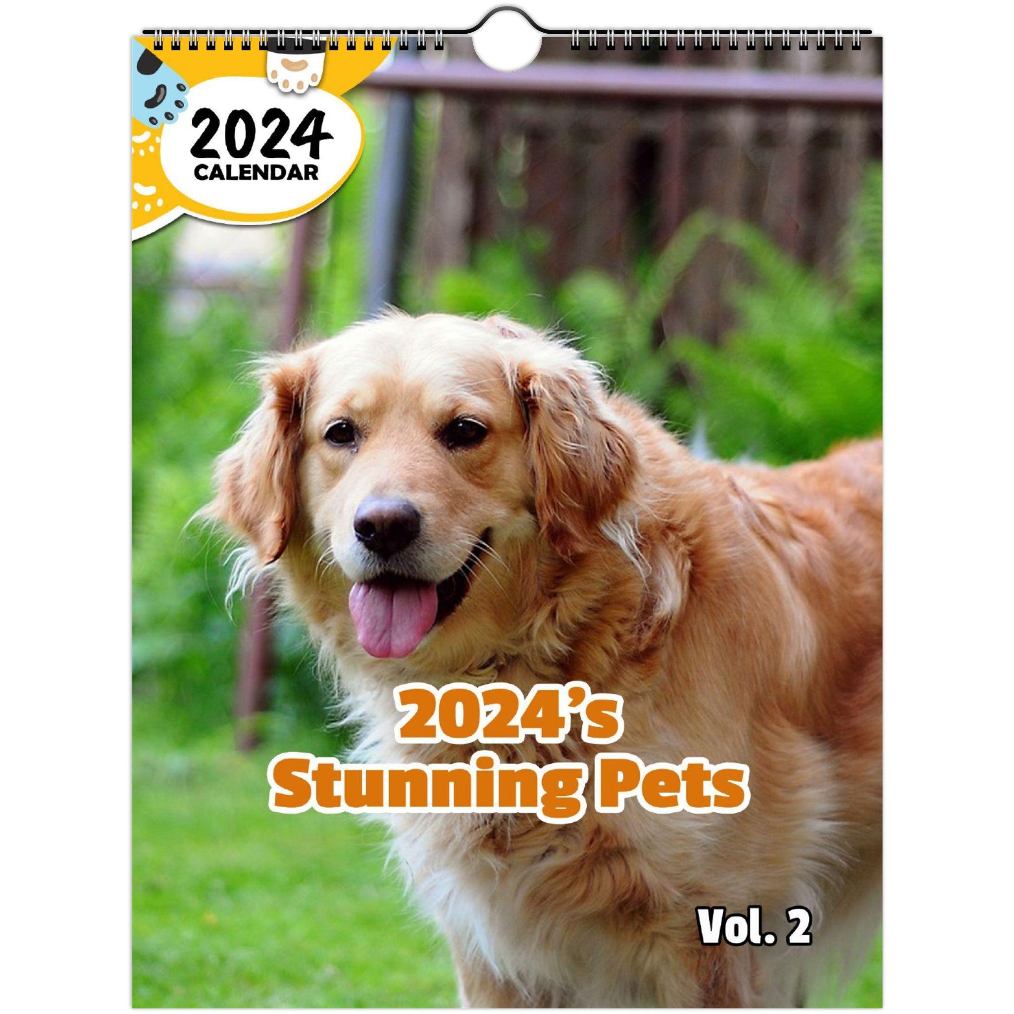 2024's Stunning Pets Volume Two: 2024 Wall Calendar (Published)