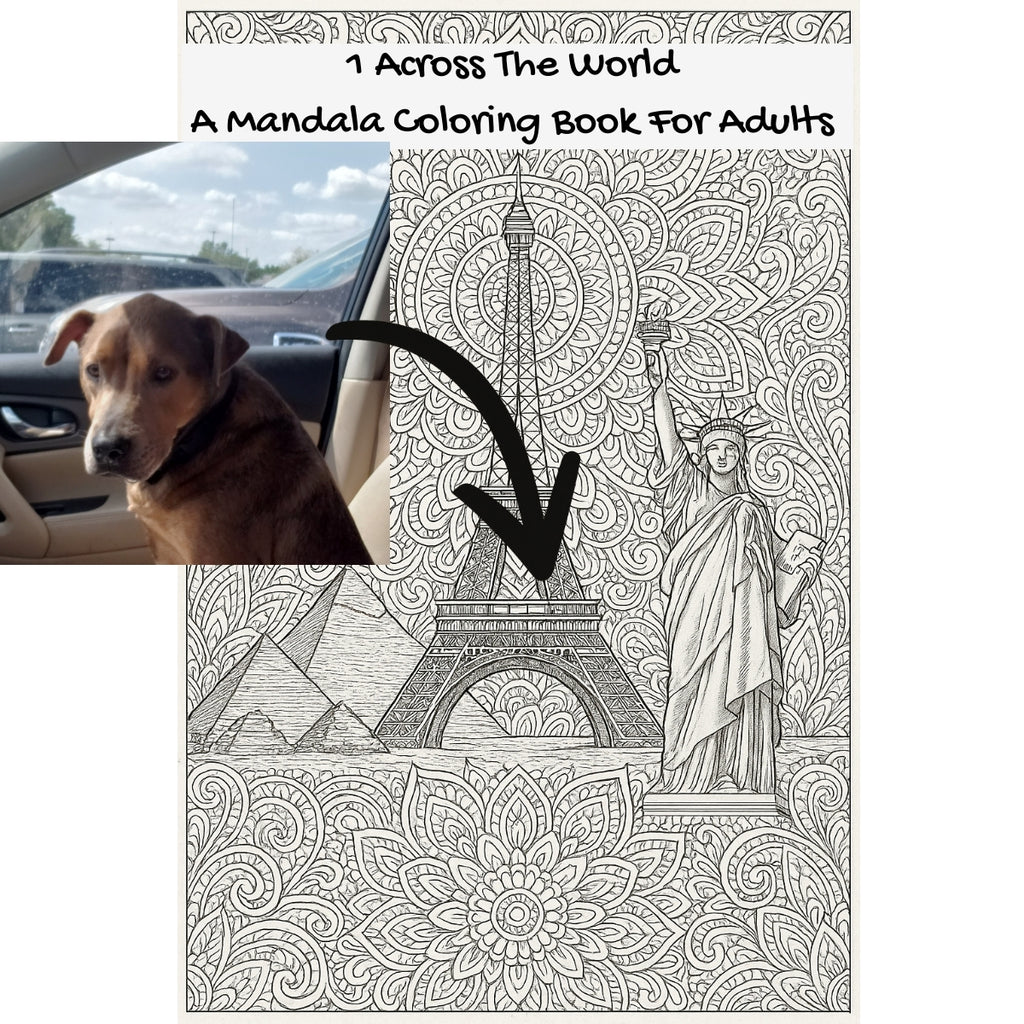 1 Across The World: A Mandala Coloring Book For Adults