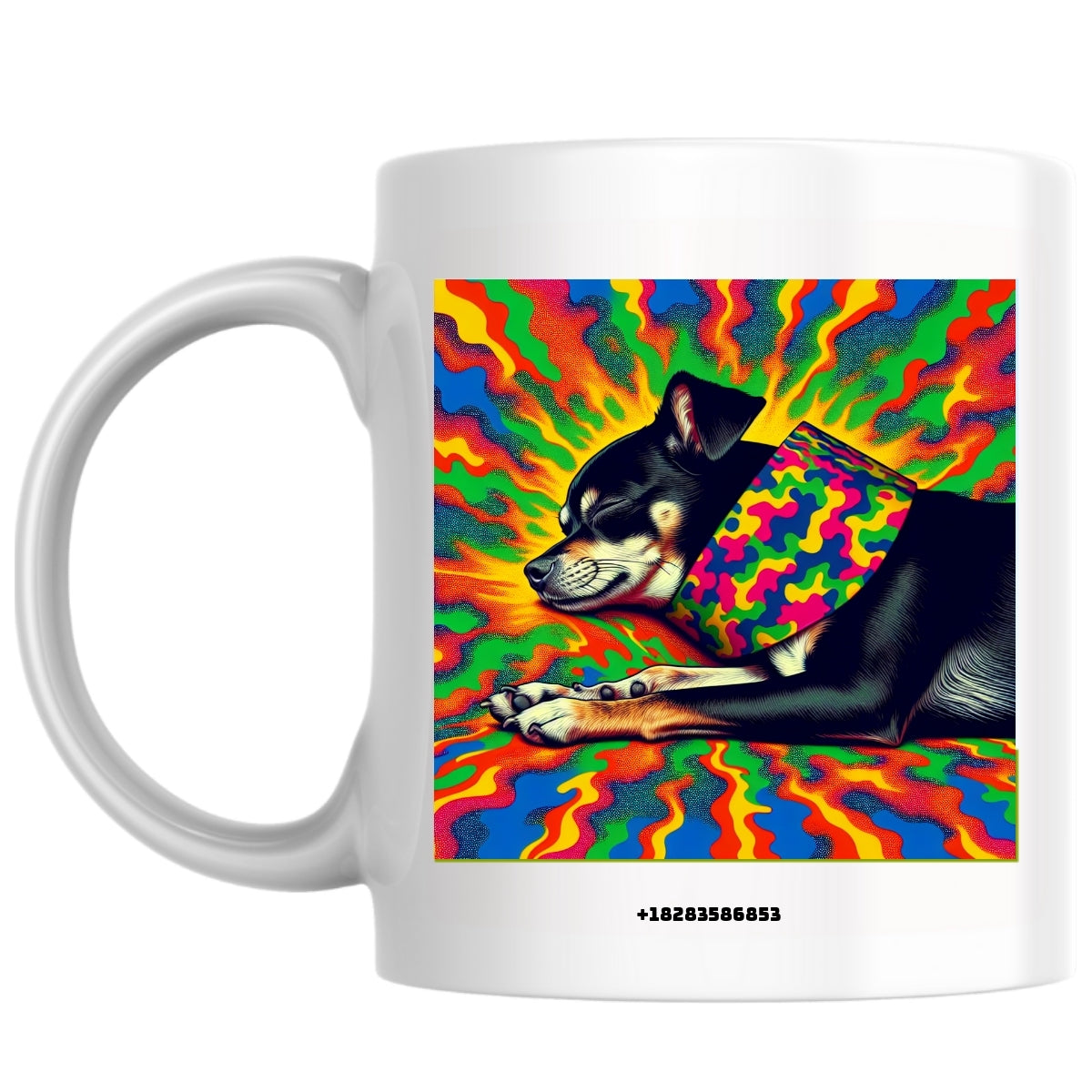 +18283586853 the Magnificent: Pop Art Coffee Mug