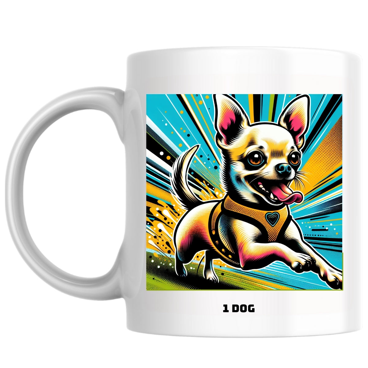 1 dog the Magnificent: Pop Art Coffee Mug