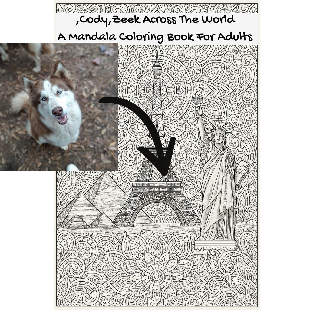 ,Cody,Zeek Across The World: A Mandala Coloring Book For Adults