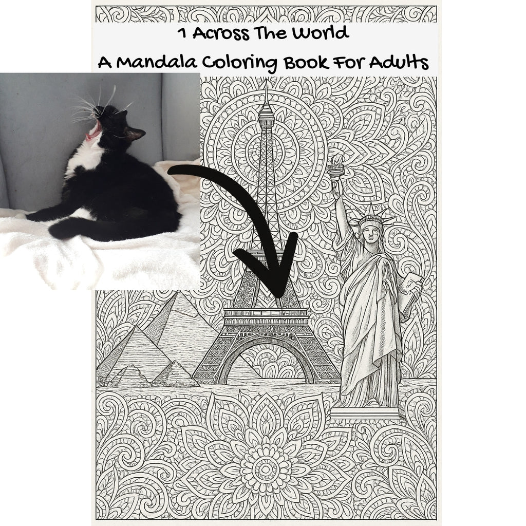 1 Across The World: A Mandala Coloring Book For Adults