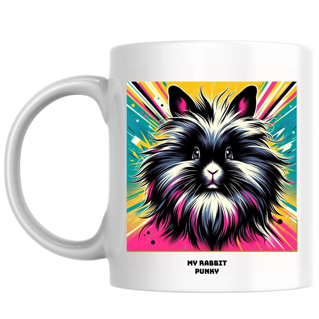 My Rabbit Punky the Magnificent: Pop Art Coffee Mug