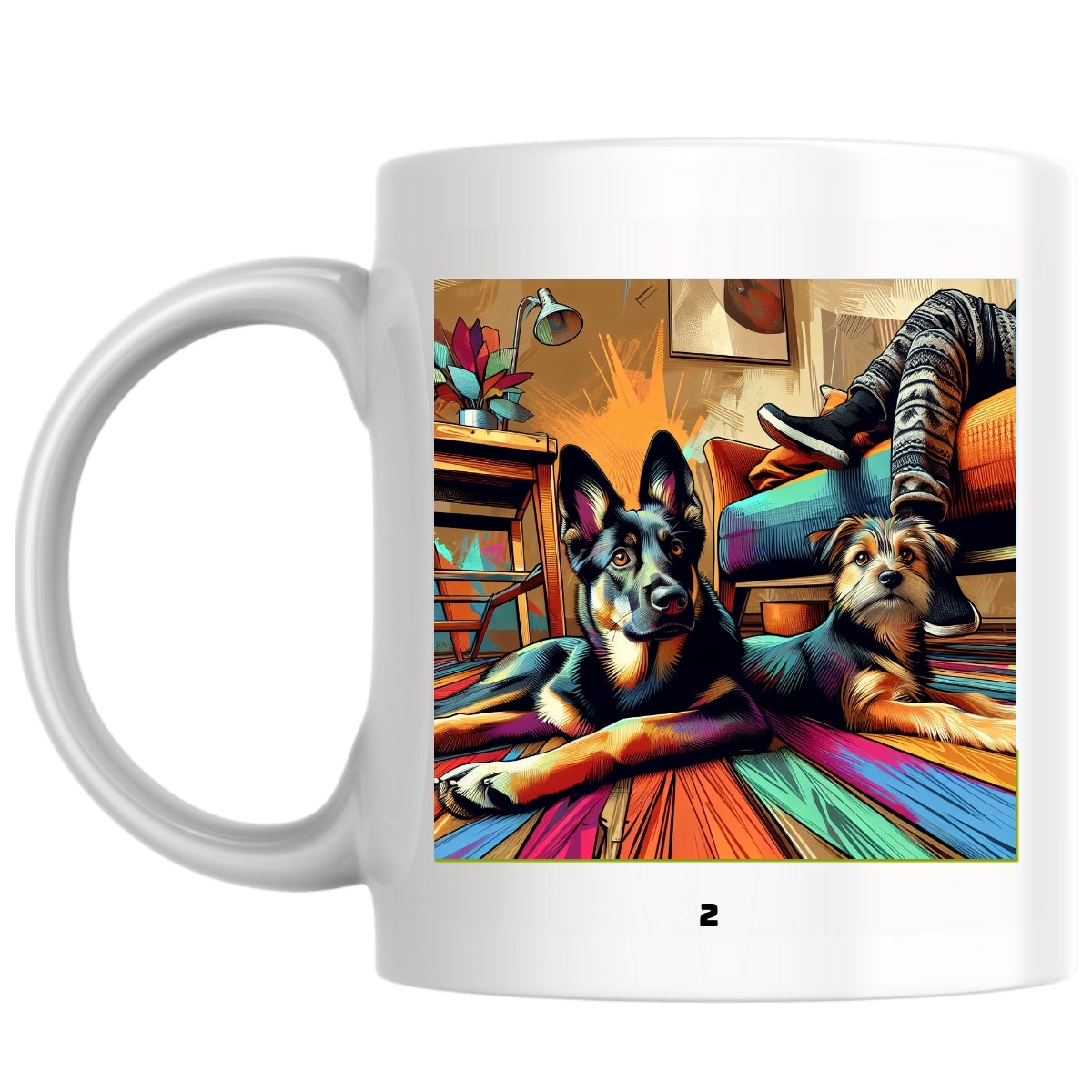 2 the Magnificent: Pop Art Coffee Mug