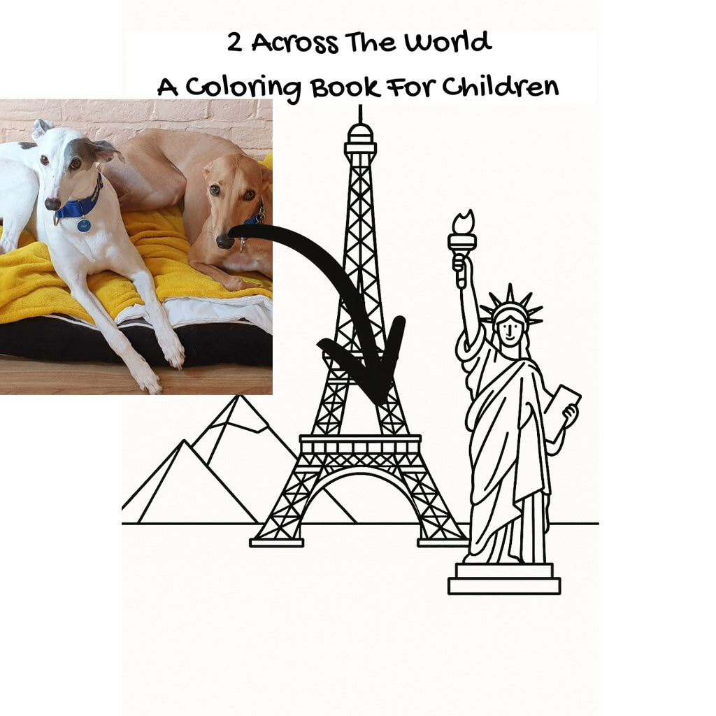 2 Across The World: A Coloring Book For Children