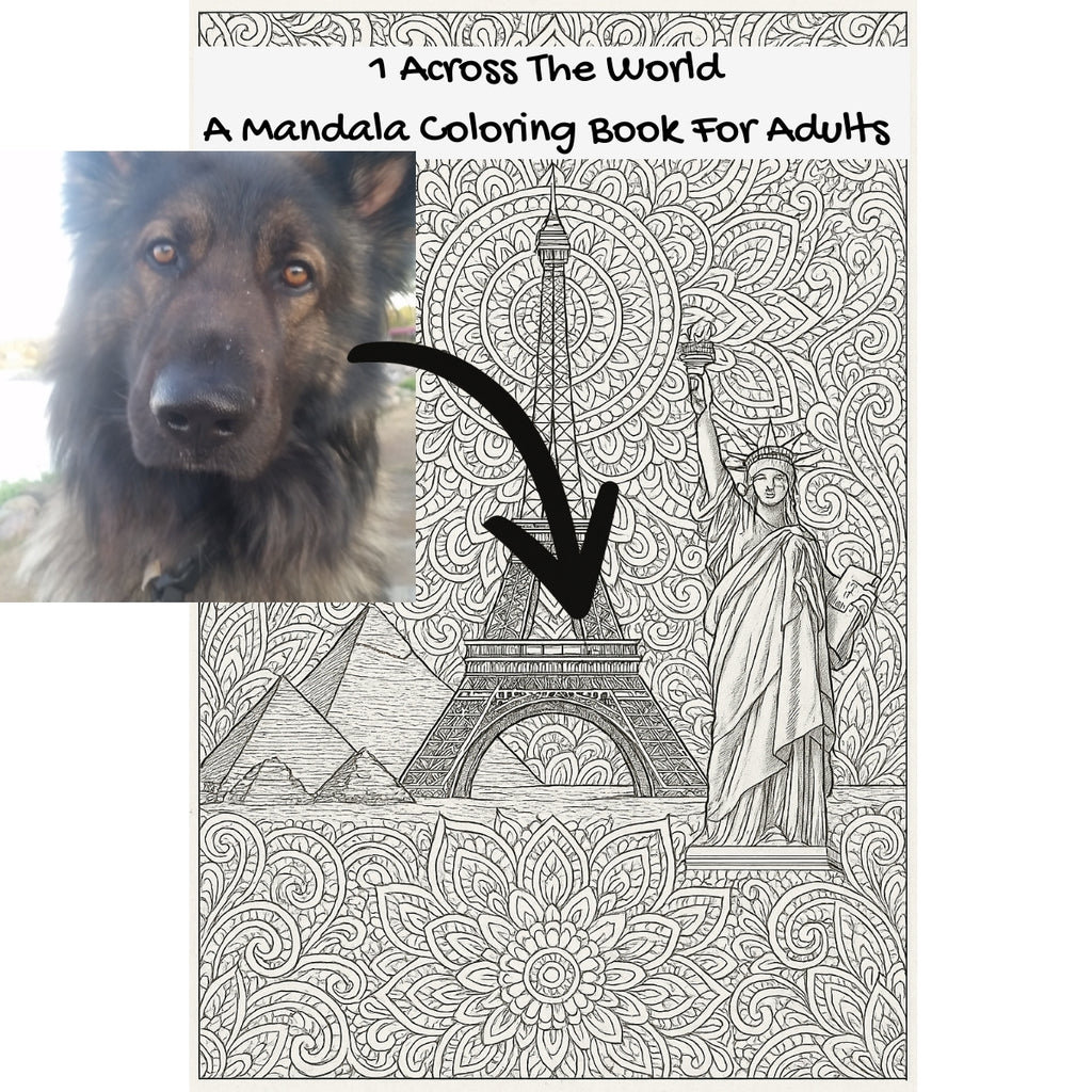 1 Across The World: A Mandala Coloring Book For Adults
