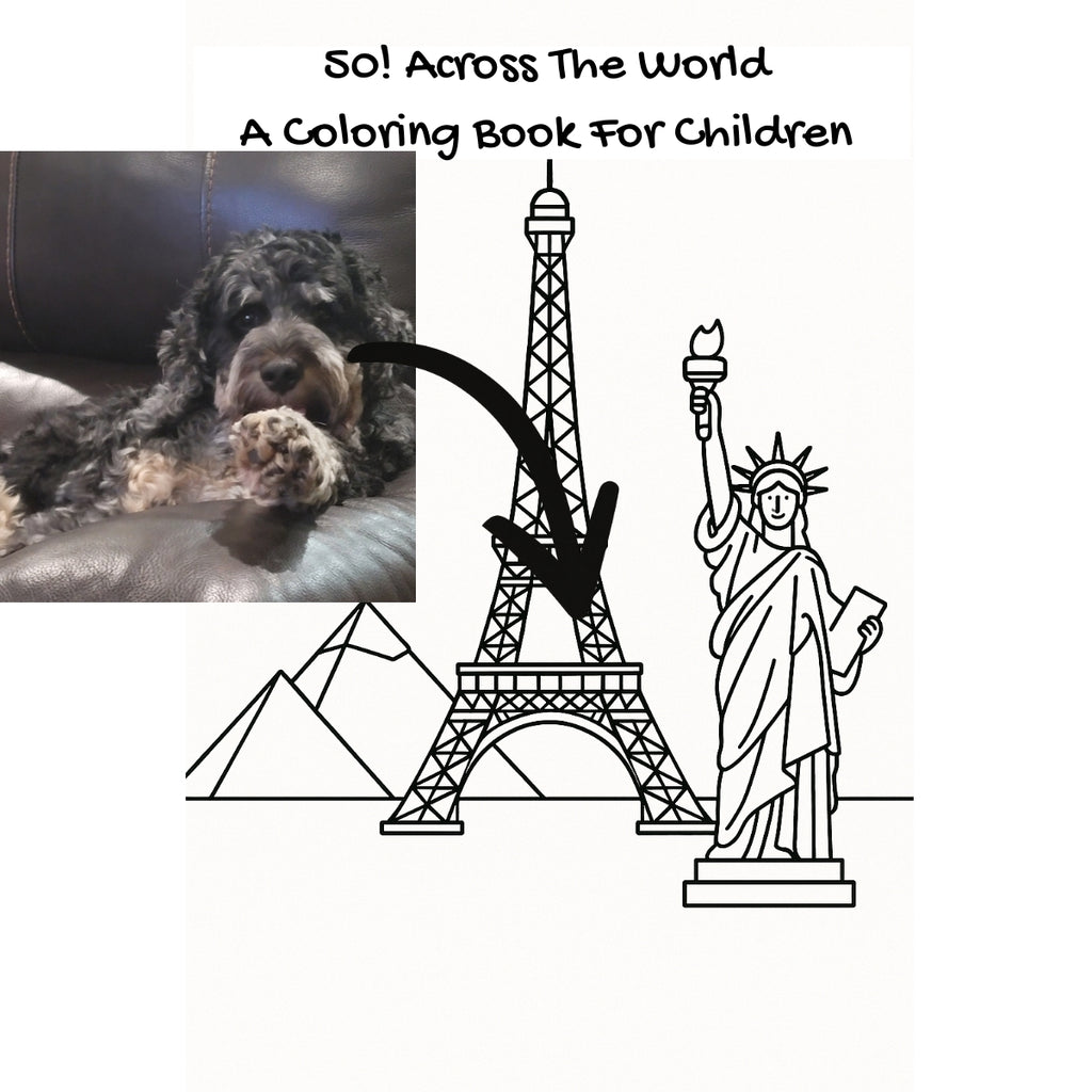 50! Across The World: A Coloring Book For Children