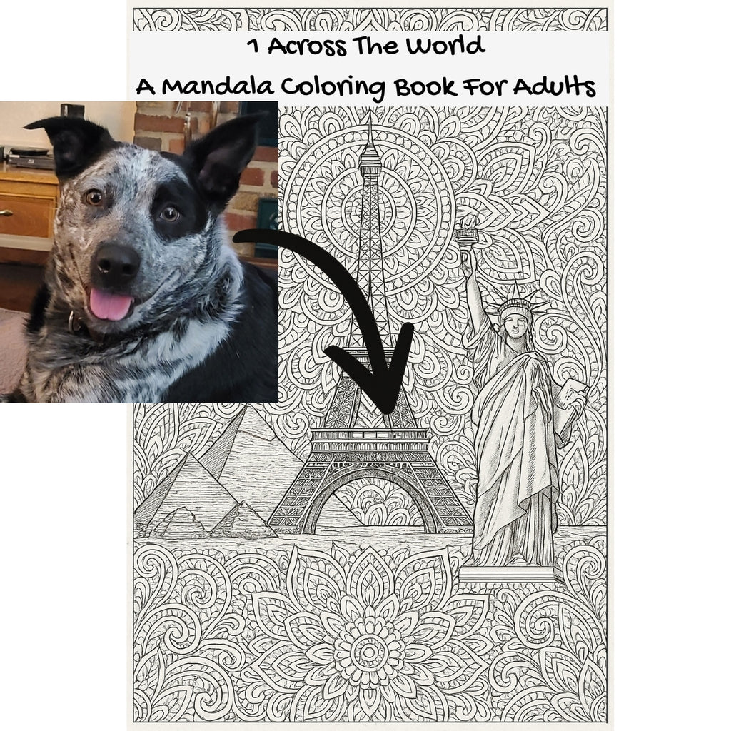 1 Across The World: A Mandala Coloring Book For Adults