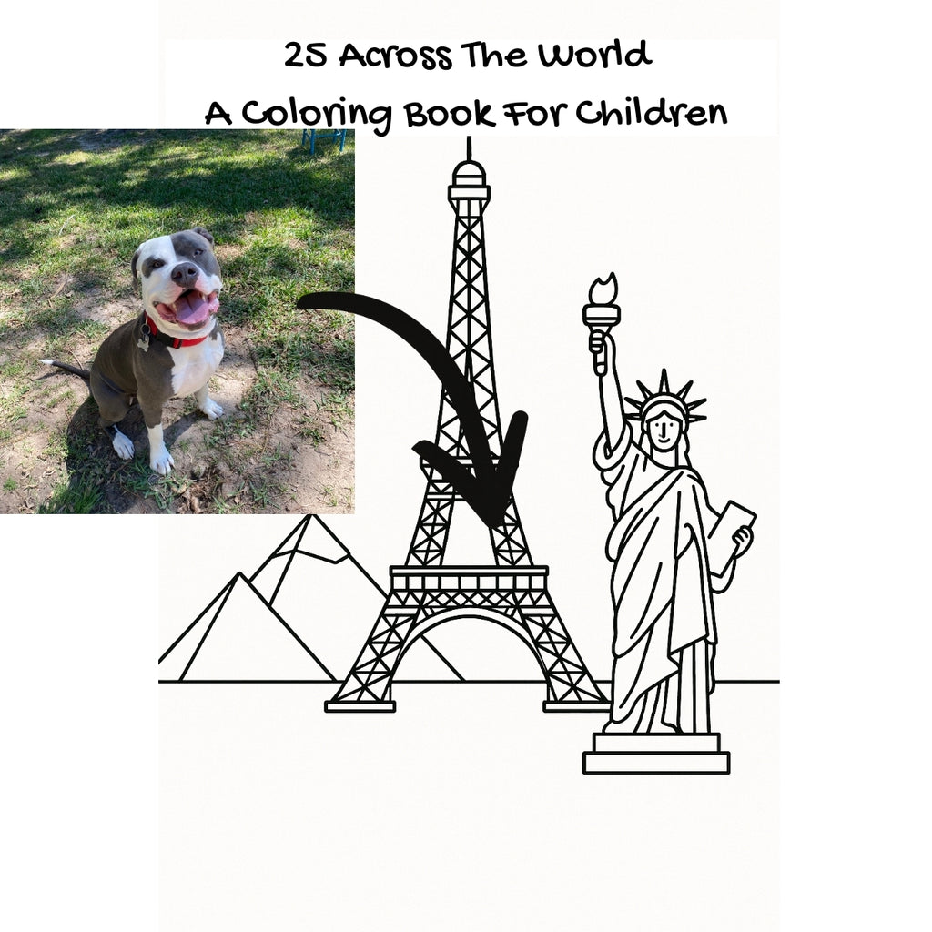 25 Across The World: A Coloring Book For Children