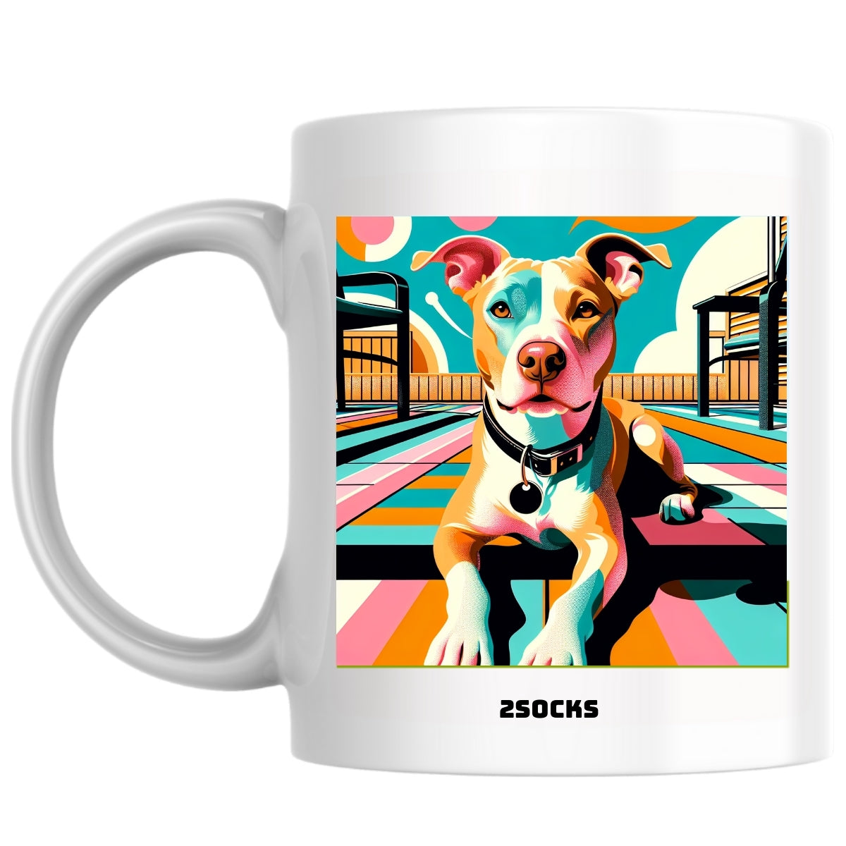 2socks the Magnificent: Pop Art Coffee Mug