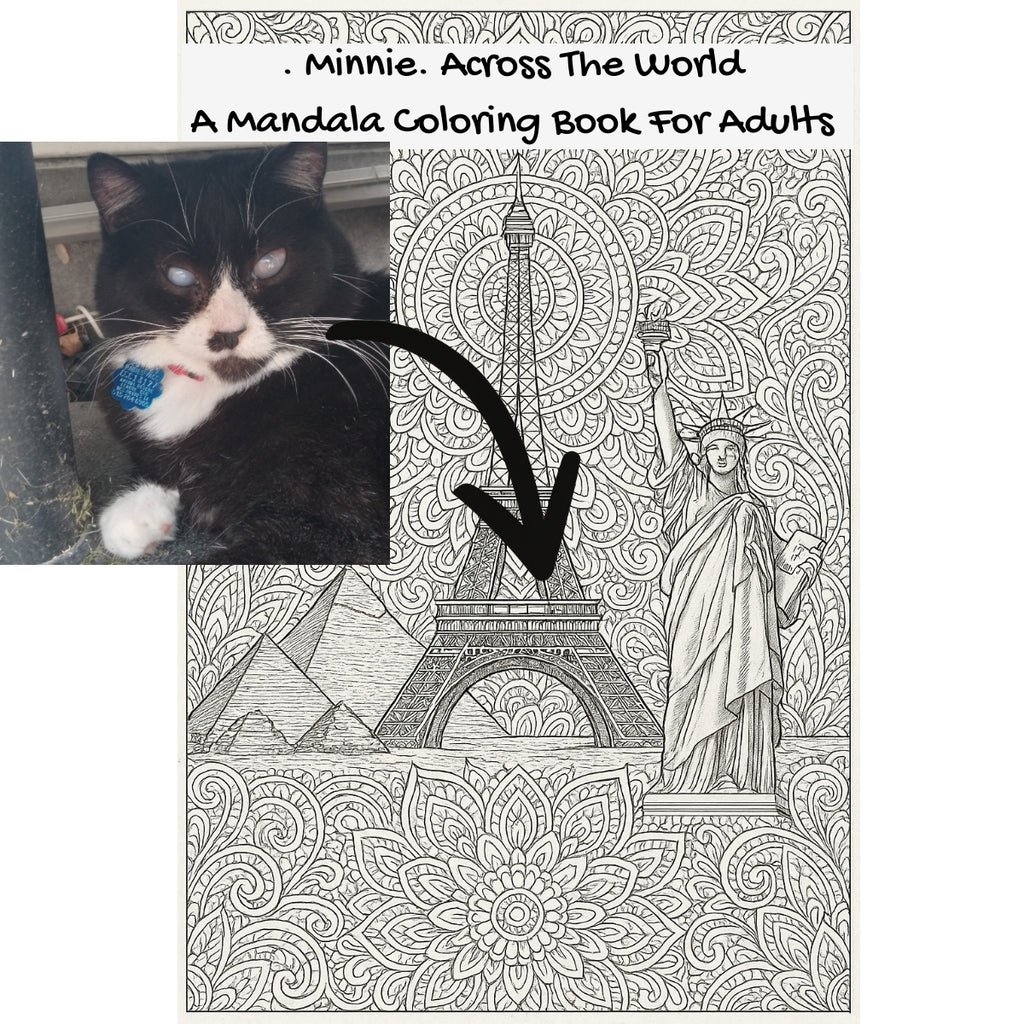 . Minnie. Across The World: A Mandala Coloring Book For Adults