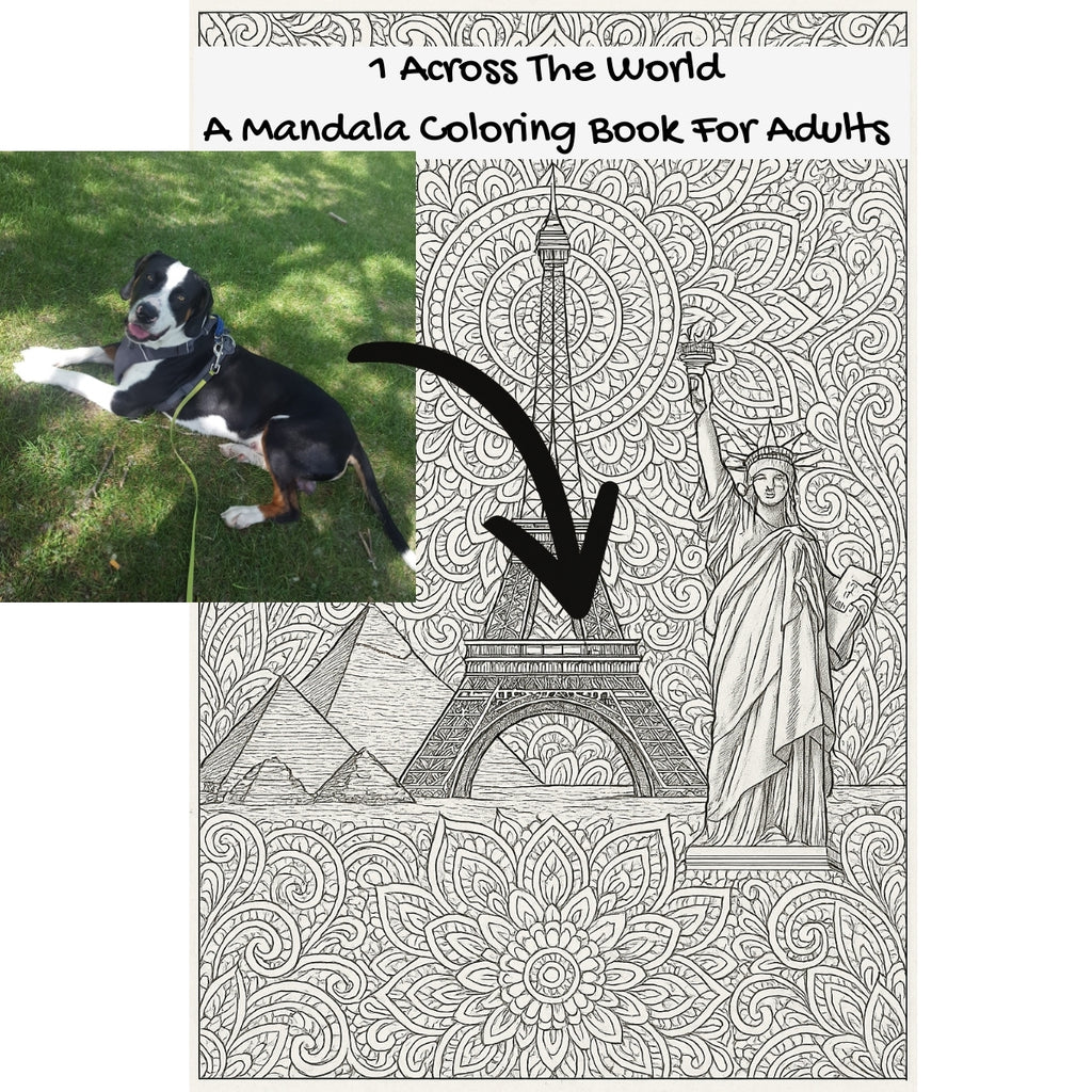 1 Across The World: A Mandala Coloring Book For Adults