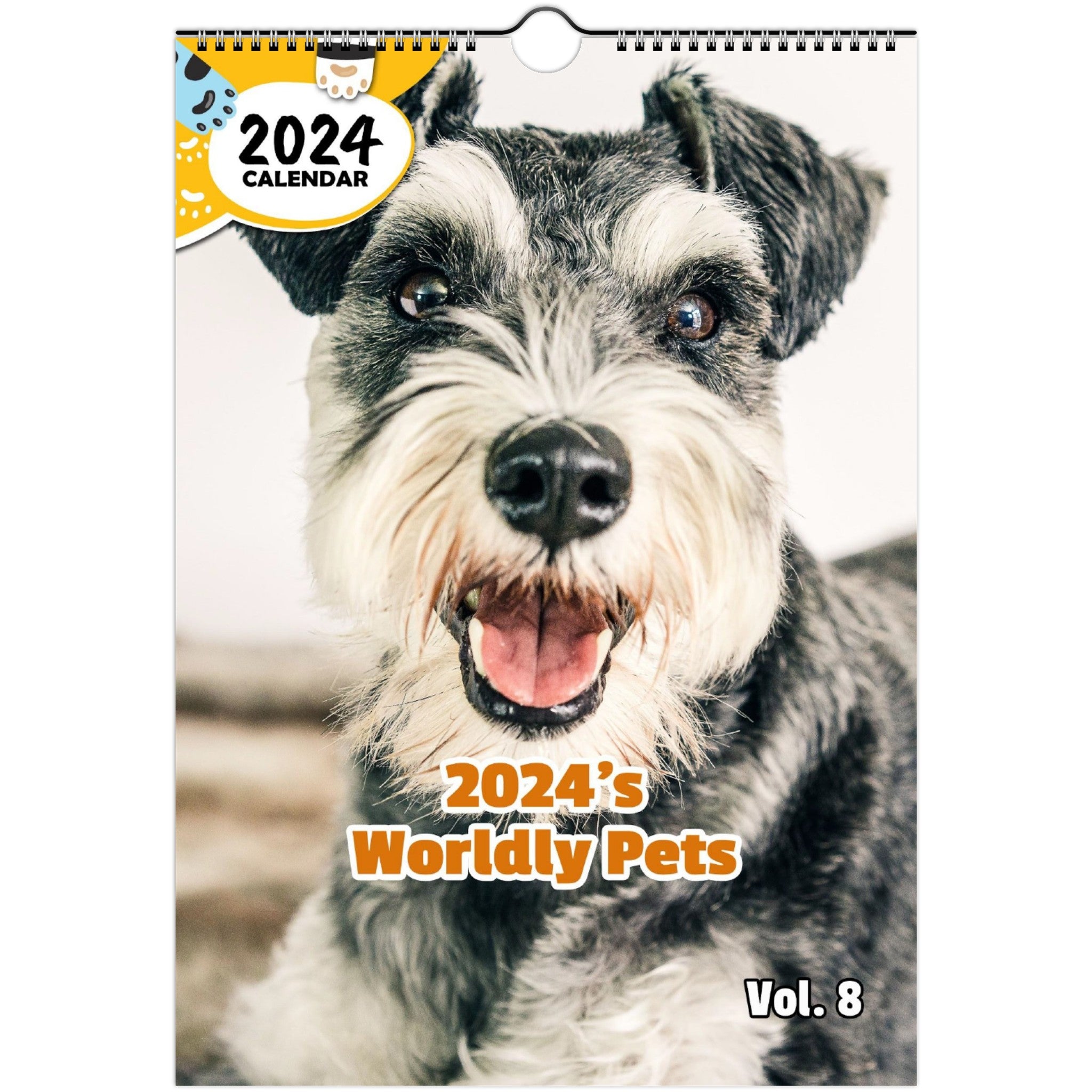 2024's Worldly Pets Volume Eight: 2024 Wall Calendar (Published)