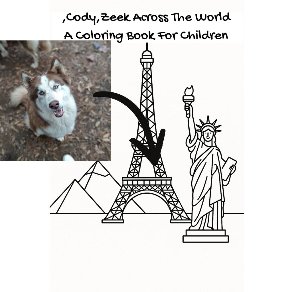 ,Cody,Zeek Across The World: A Coloring Book For Children