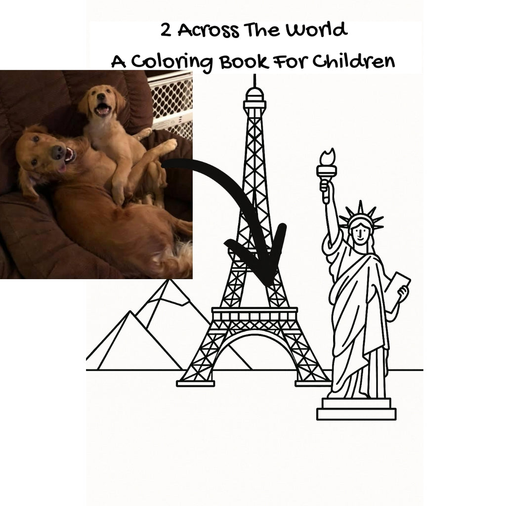 2 Across The World: A Coloring Book For Children