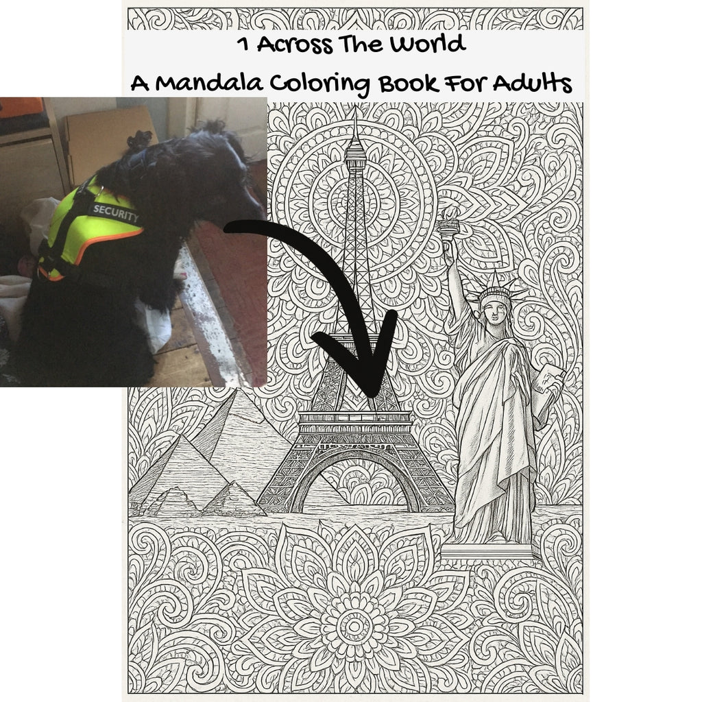 1 Across The World: A Mandala Coloring Book For Adults