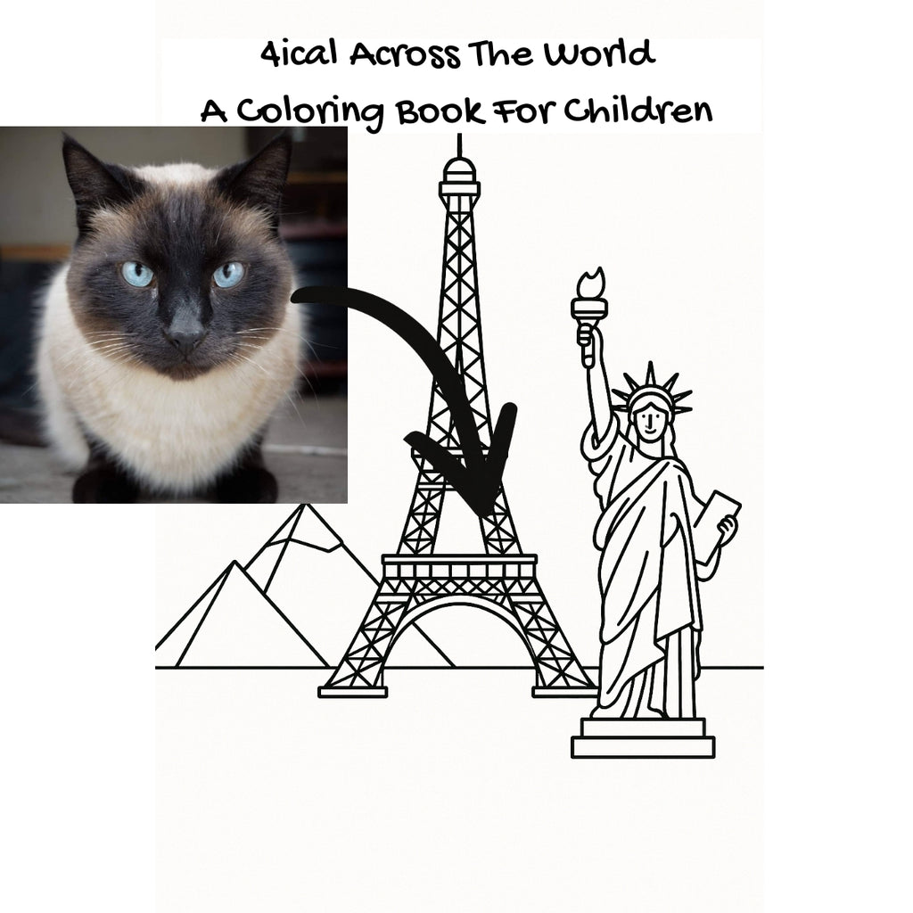 4ical Across The World: A Coloring Book For Children