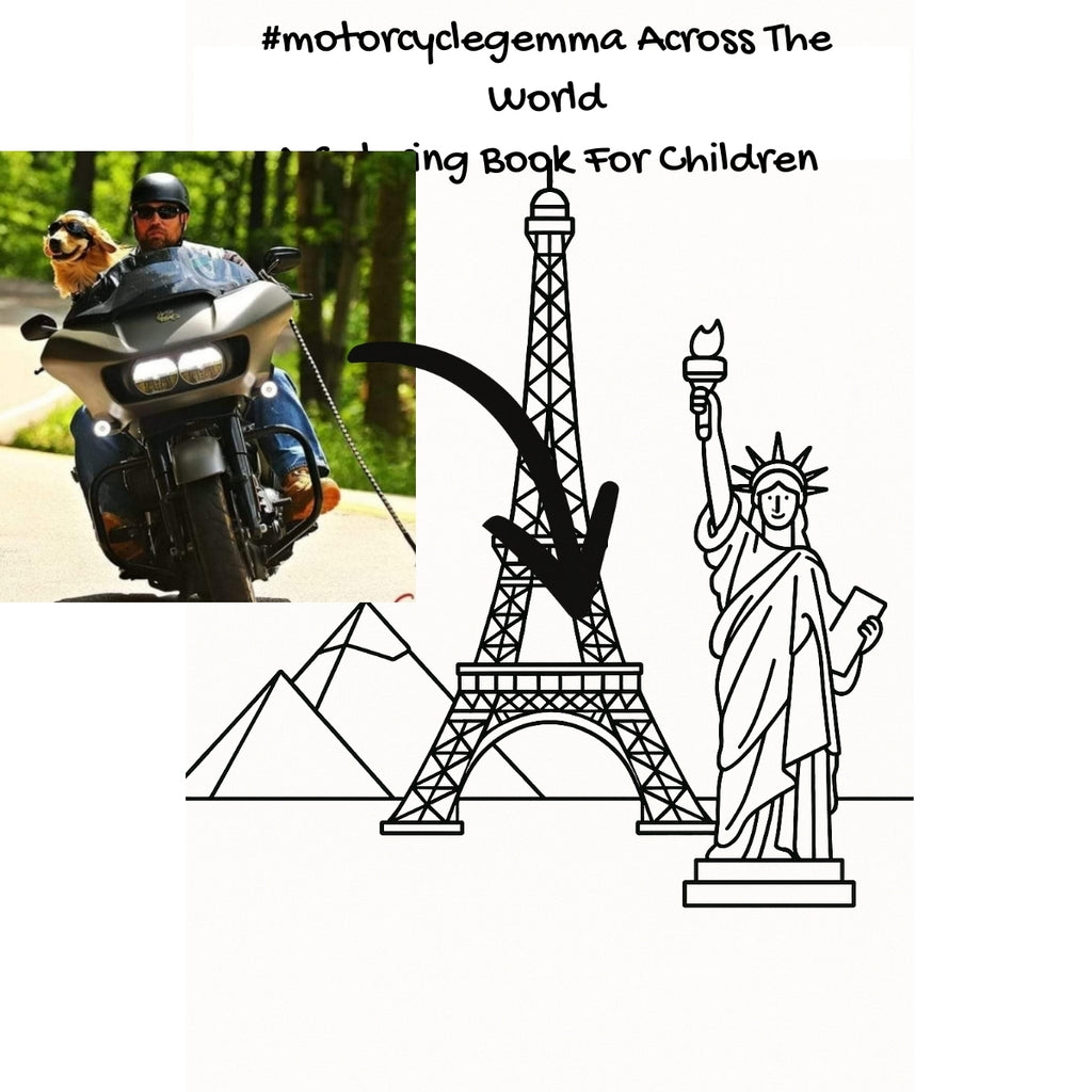 #motorcyclegemma Across The World: A Coloring Book For Children