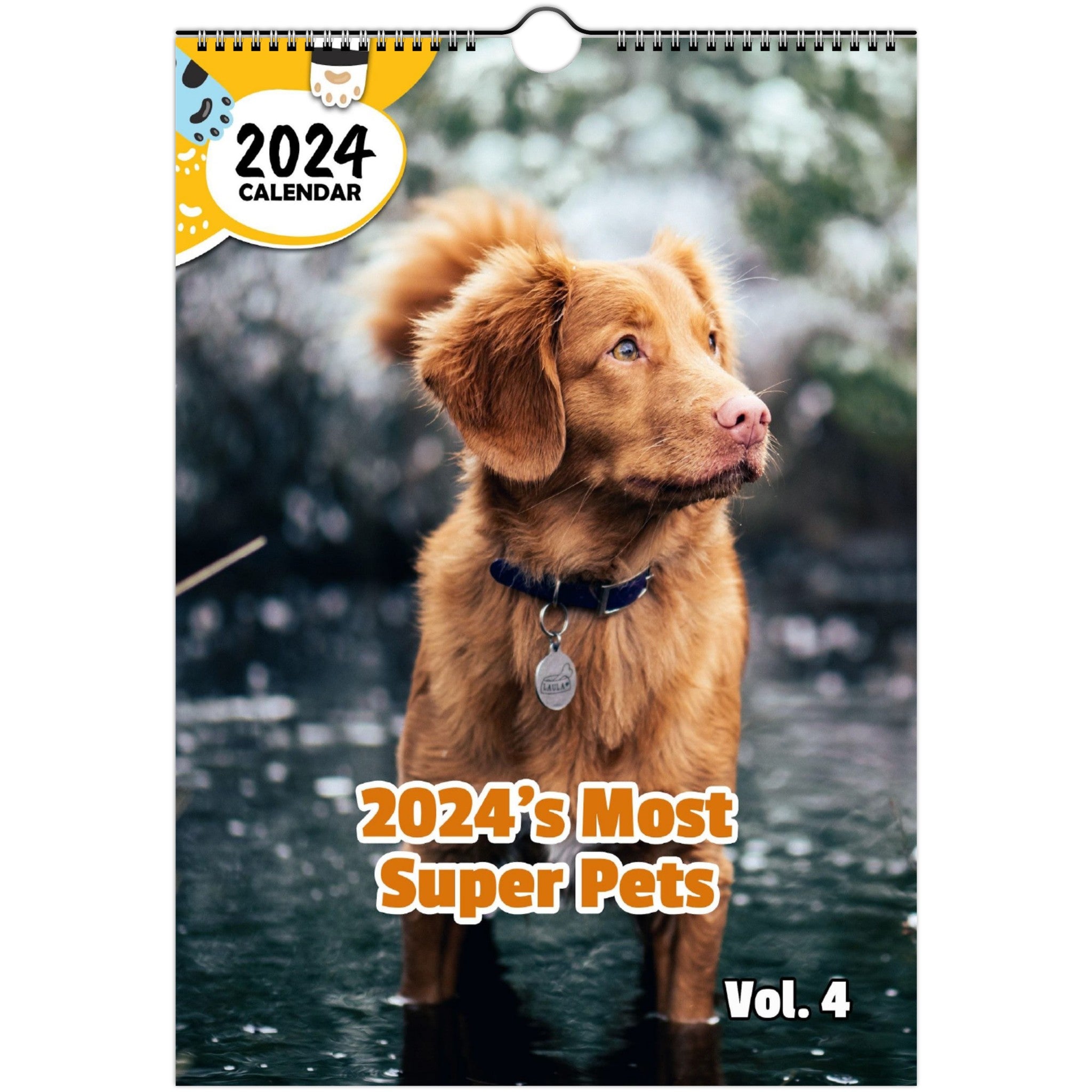 2024's Most Super Pets Volume Four: 2024 Wall Calendar (Published)
