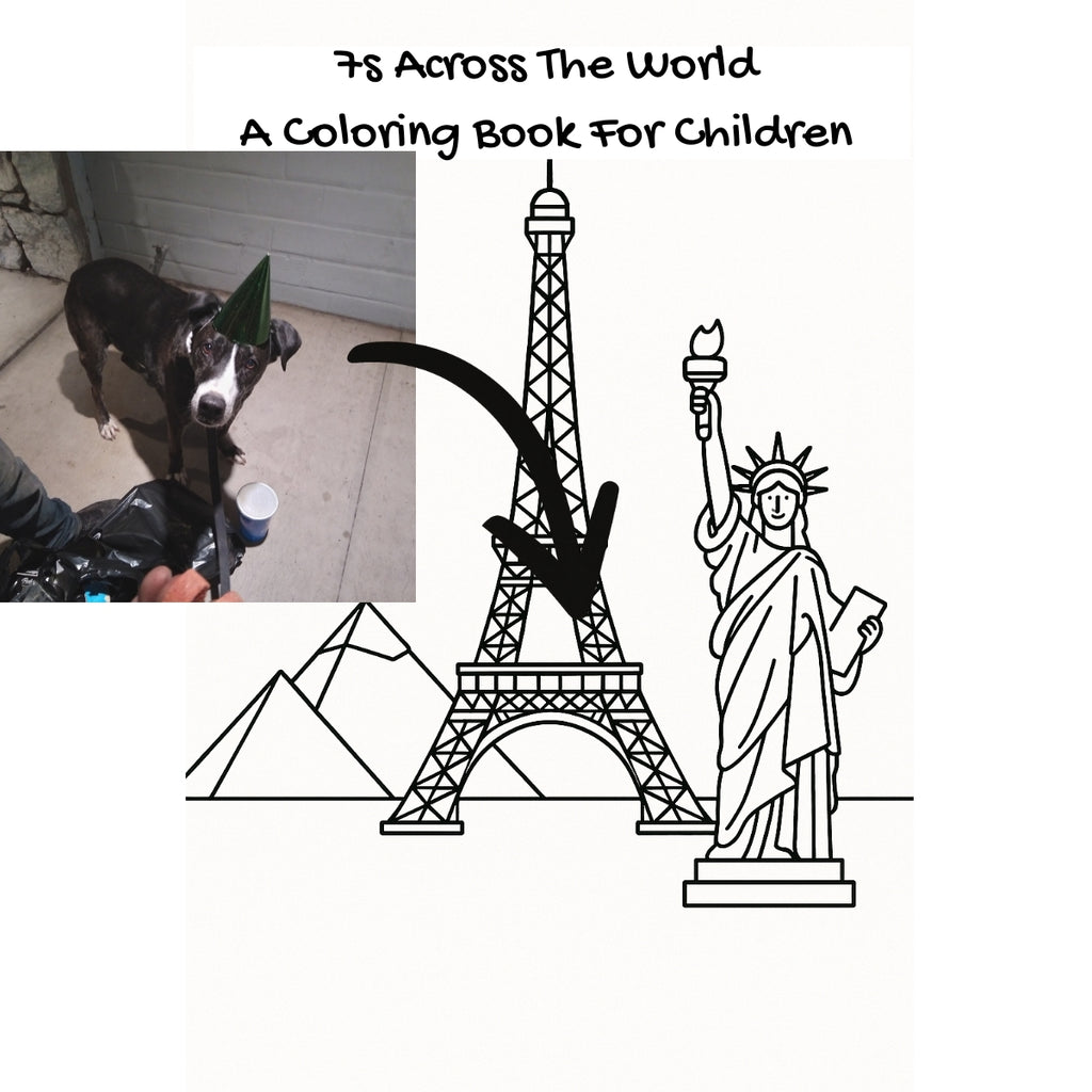 7s Across The World: A Coloring Book For Children