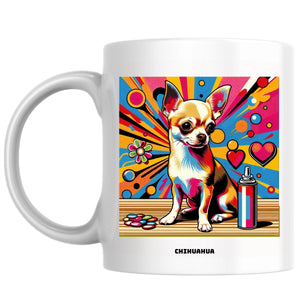 Chihuahua the Magnificent: Pop Art Coffee Mug