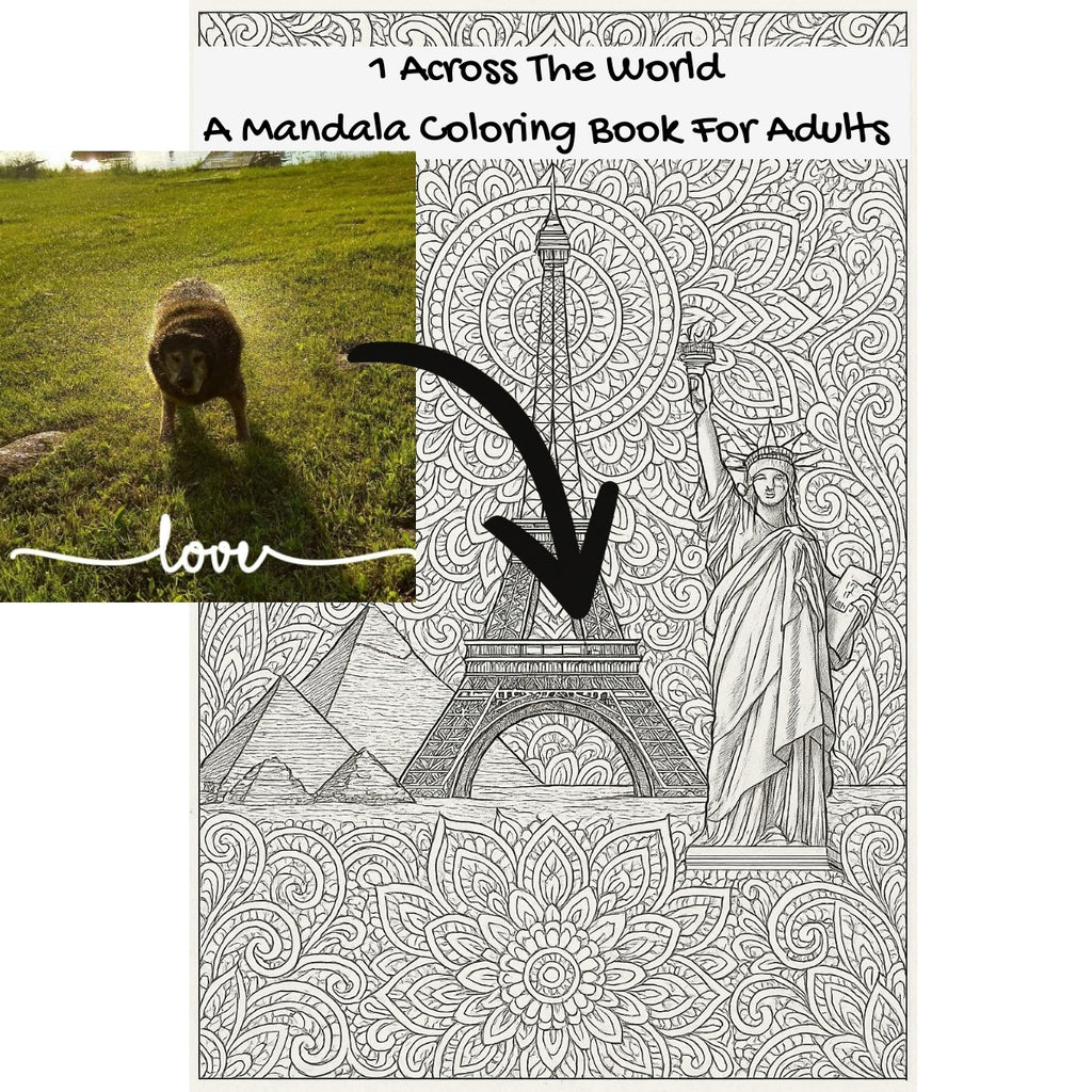 1 Across The World: A Mandala Coloring Book For Adults