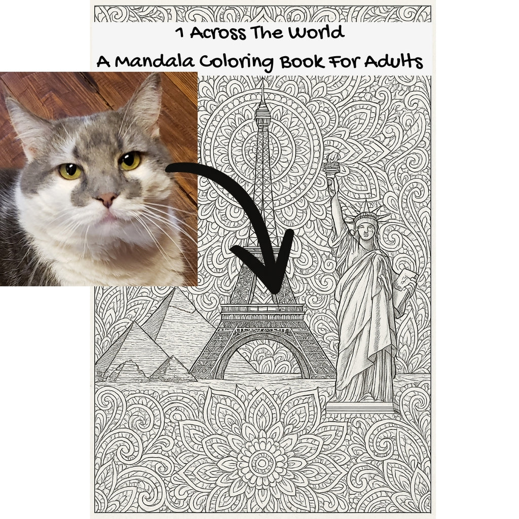 1 Across The World: A Mandala Coloring Book For Adults