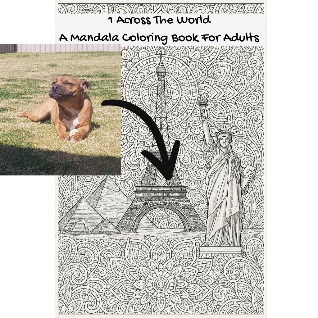1 Across The World: A Mandala Coloring Book For Adults
