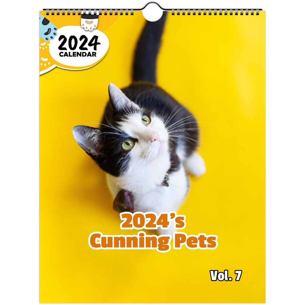 2024's Cunning Pets Volume Seven: 2024 Wall Calendar (Published)